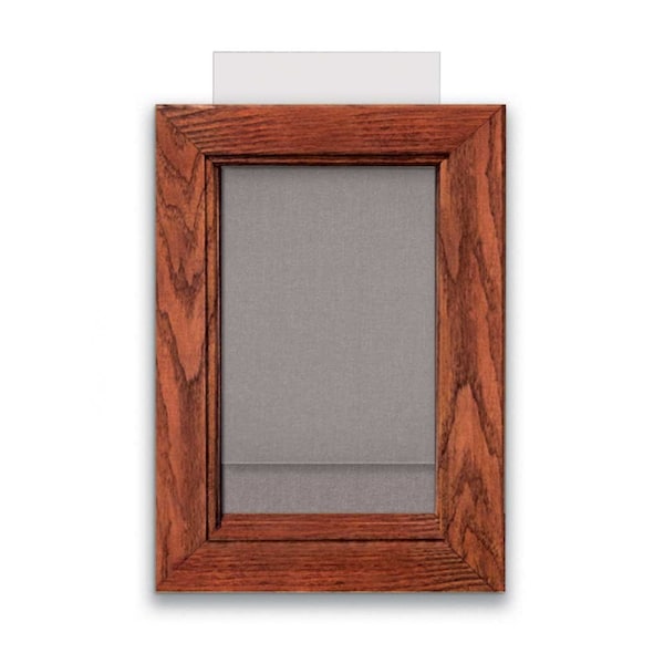 United Visual Products Indoor Enclosed Combo Board, 72"x36", Black Frame/White Porcelain & Buff UVCB7236B-WHTPORC-BUFF - main
